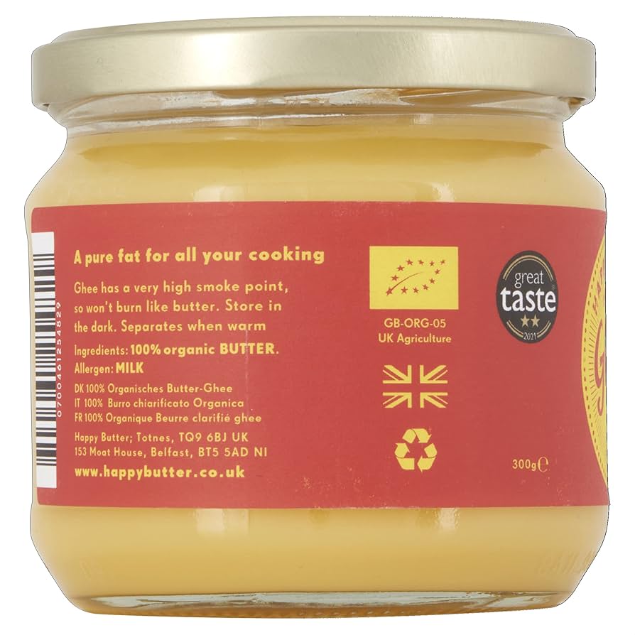 Amazon.com : Happy Butter Pure Ghee 300g : Grocery & Gourmet